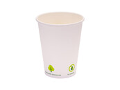 Kaffeebecher mit Bio Aufdruck 400ml/16oz,  90 mm