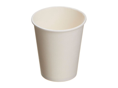 Bio Kaffeebecher wei 300 ml/ 12oz,  90 mm Karton (1.000 Stck)